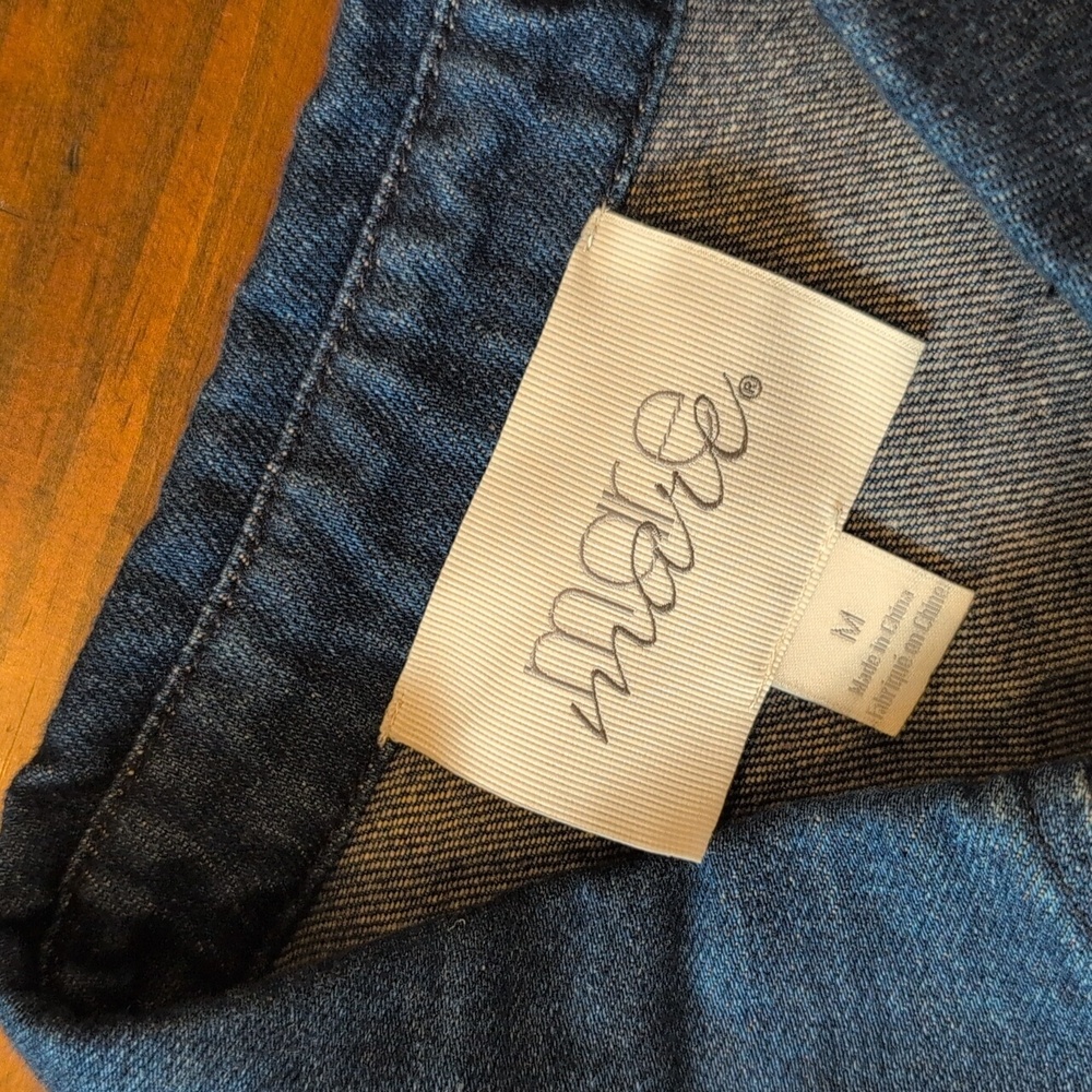 Mare Mare Denim Shirt Dress Anthropologie - Picture 6 of 8